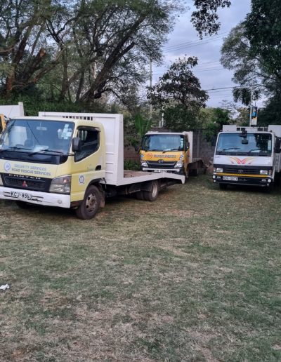 CEAL flatbed towing operation